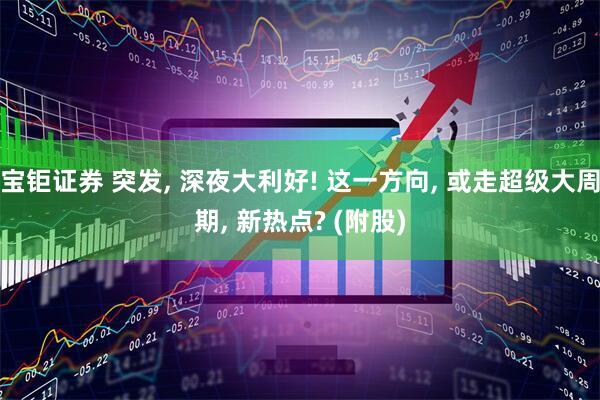 宝钜证券 突发, 深夜大利好! 这一方向, 或走超级大周期, 新热点? (附股)