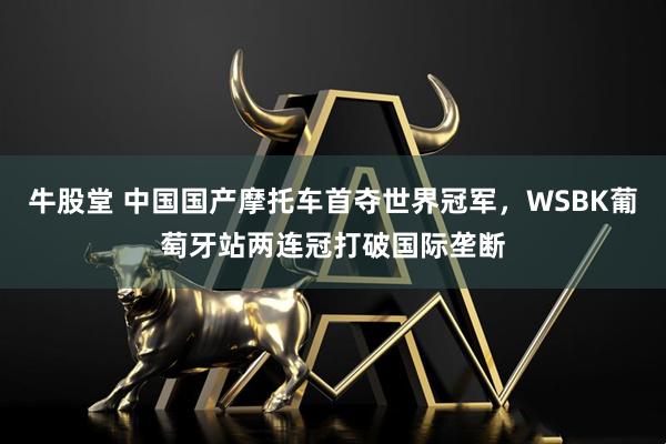 牛股堂 中国国产摩托车首夺世界冠军，WSBK葡萄牙站两连冠打破国际垄断