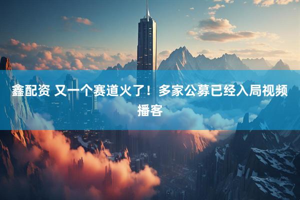鑫配资 又一个赛道火了！多家公募已经入局视频播客