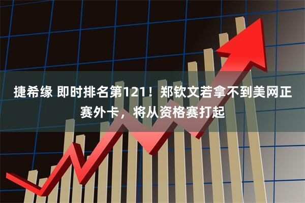 捷希缘 即时排名第121！郑钦文若拿不到美网正赛外卡，将从资格赛打起